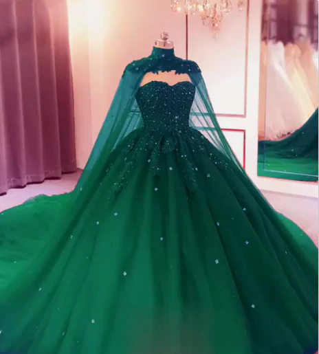 Strapless Emerald Green Satin Long Prom Dresses with Slit, Emerald Gre –  Eip Collection
